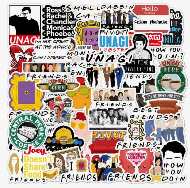 amigos Tv Show Stickers