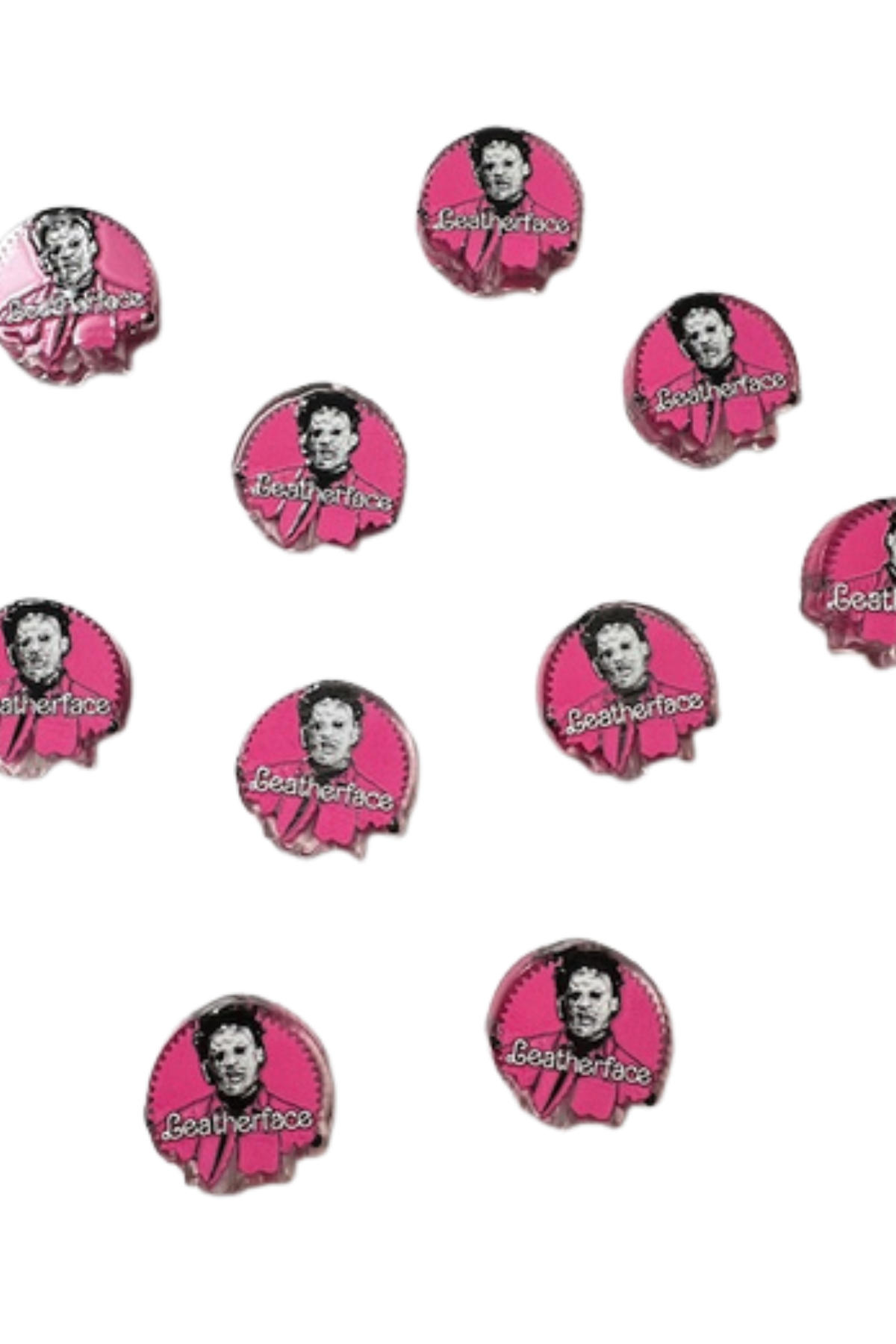 Pink Leather Face