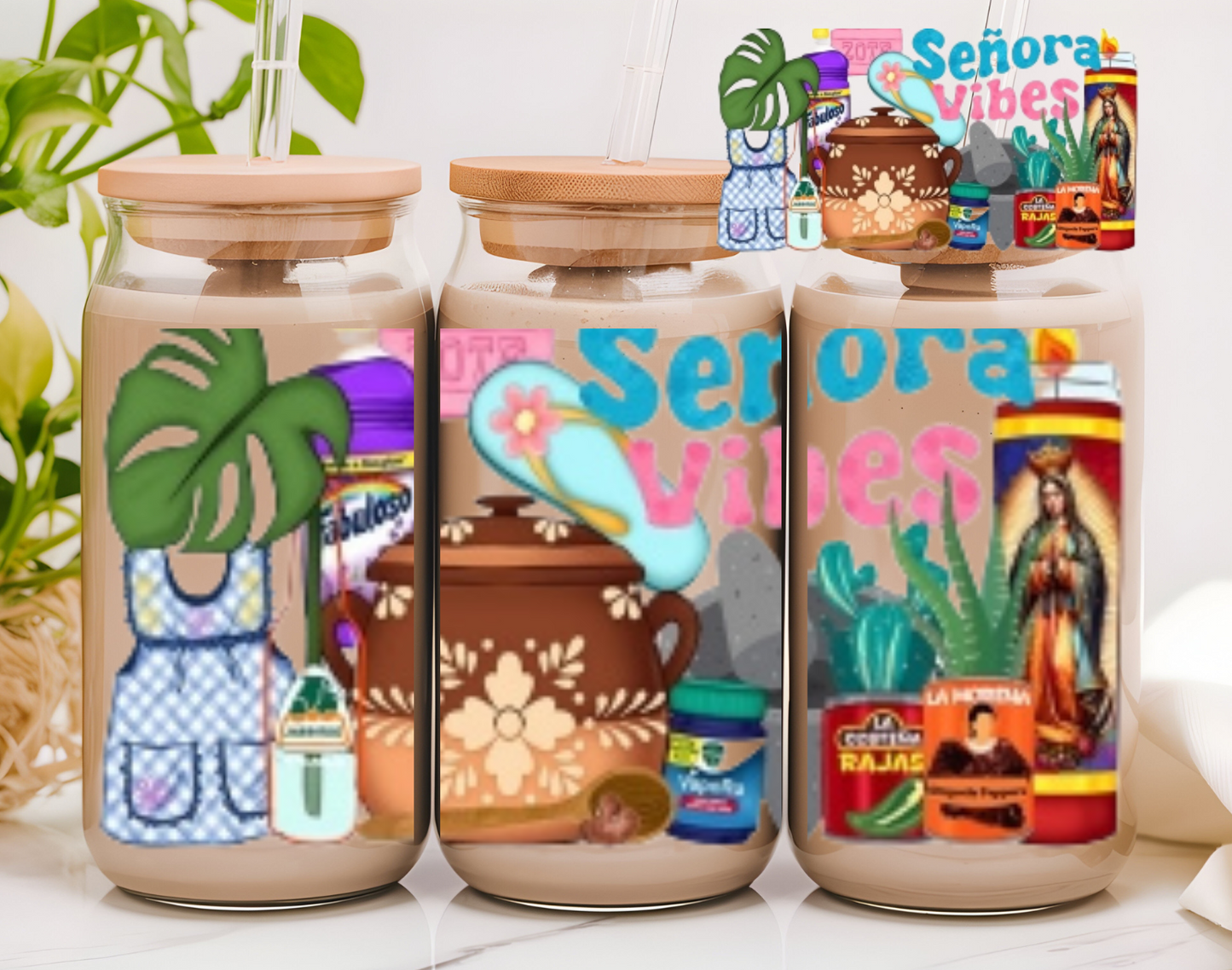 Senora Vibes Glass Cup