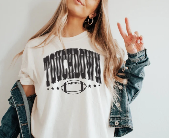 Touch Down - Screen Print Transfer