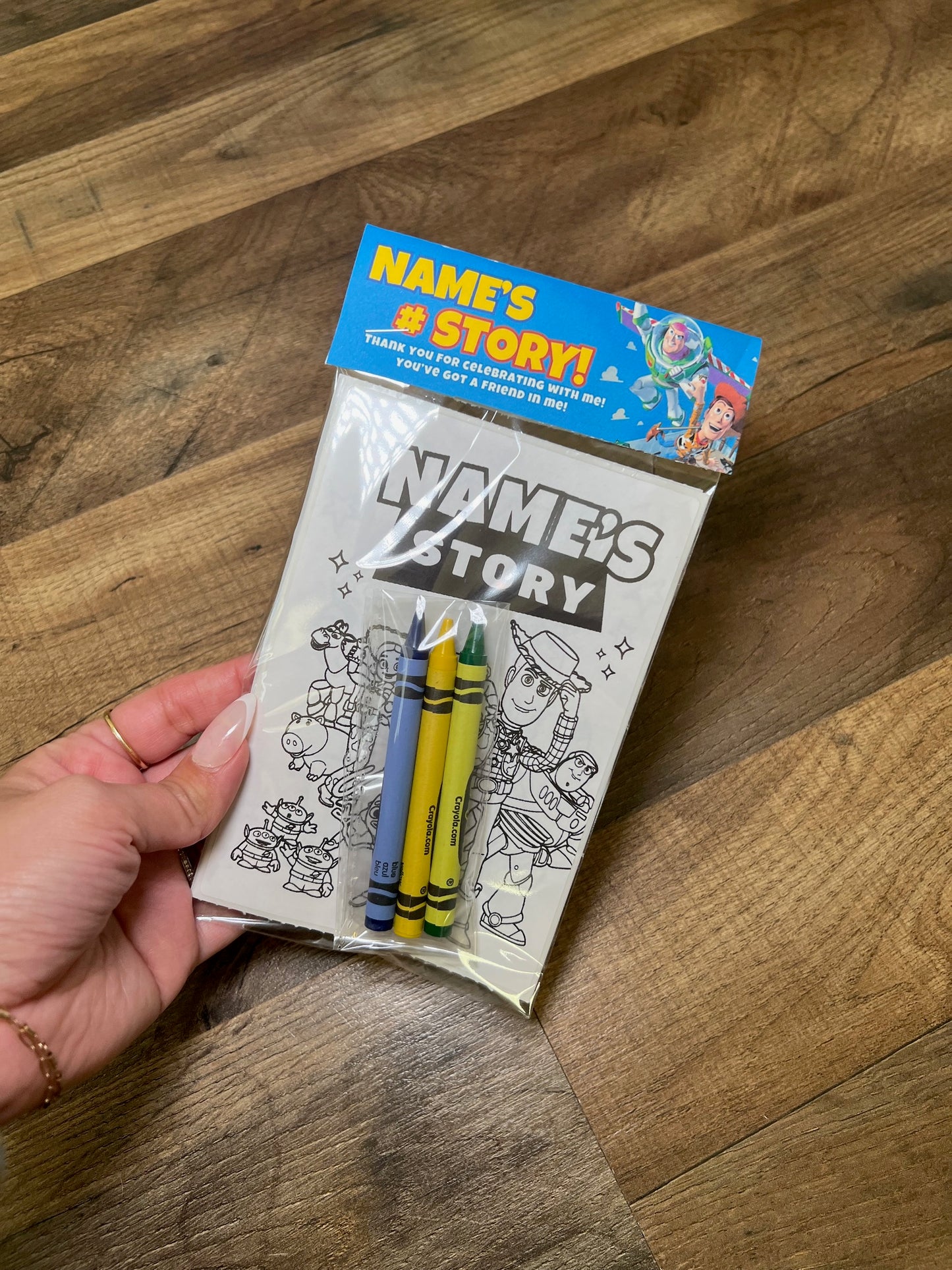 Toy Theme Party Favors