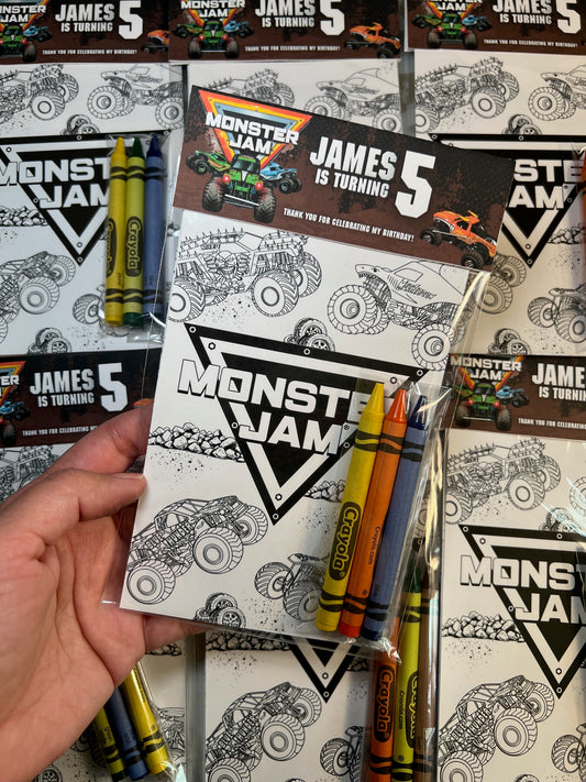 Truck Theme Party Favors