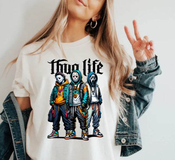 Thug Life Screen Print Transfer