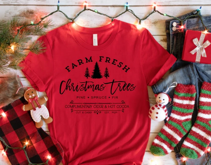 Christmas Tree Farm - Screen Print Transfers