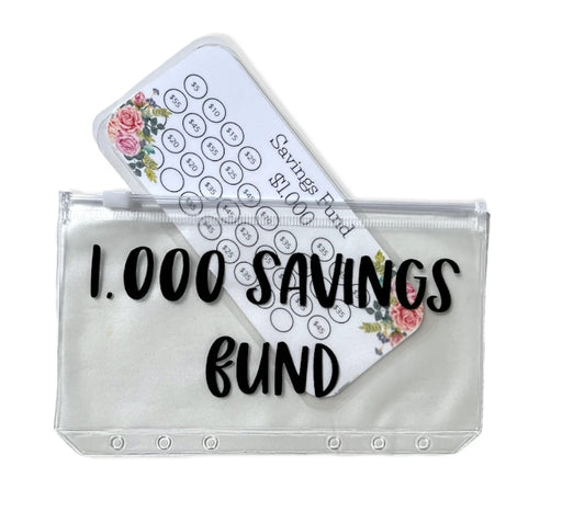 1,000 Floral Saving Challenge Envelope