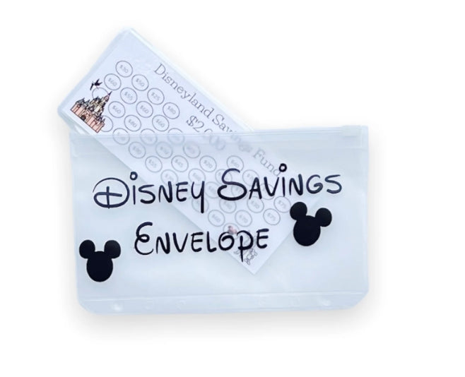 2,000 Disneyland Savings Challenge envelope