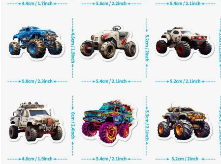 Monster Truck stickers